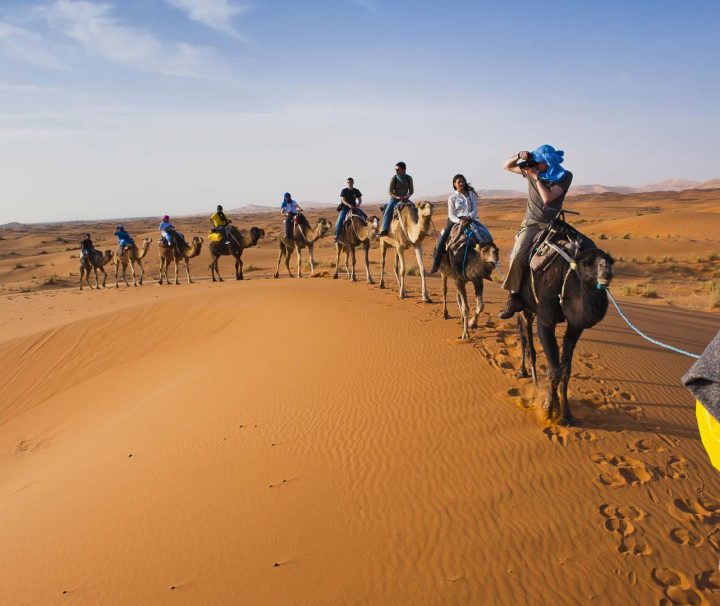 Camel trekking in Morocco, One night in merzouga, Sahara desert camp , luxury, and standard Berber camp  